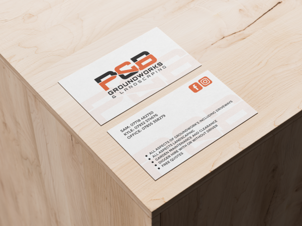 P&B Groudworks Branding P&B Groudworks Branding
